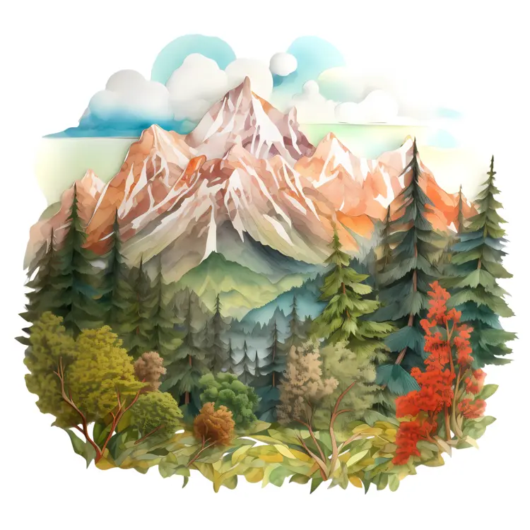 Autumn Mountain Landscape