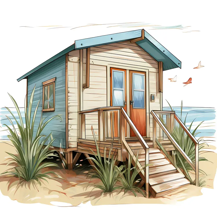 Small cute doodle house
