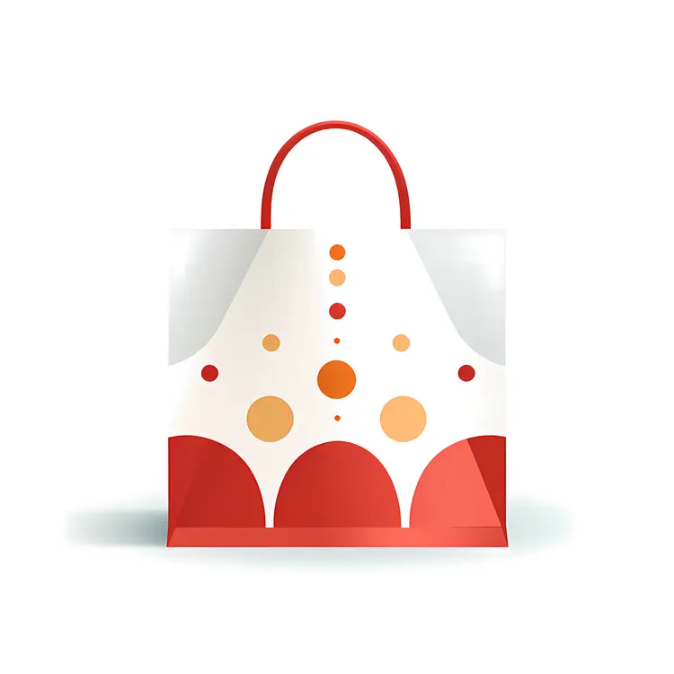 Gift Bag with Abstract Design