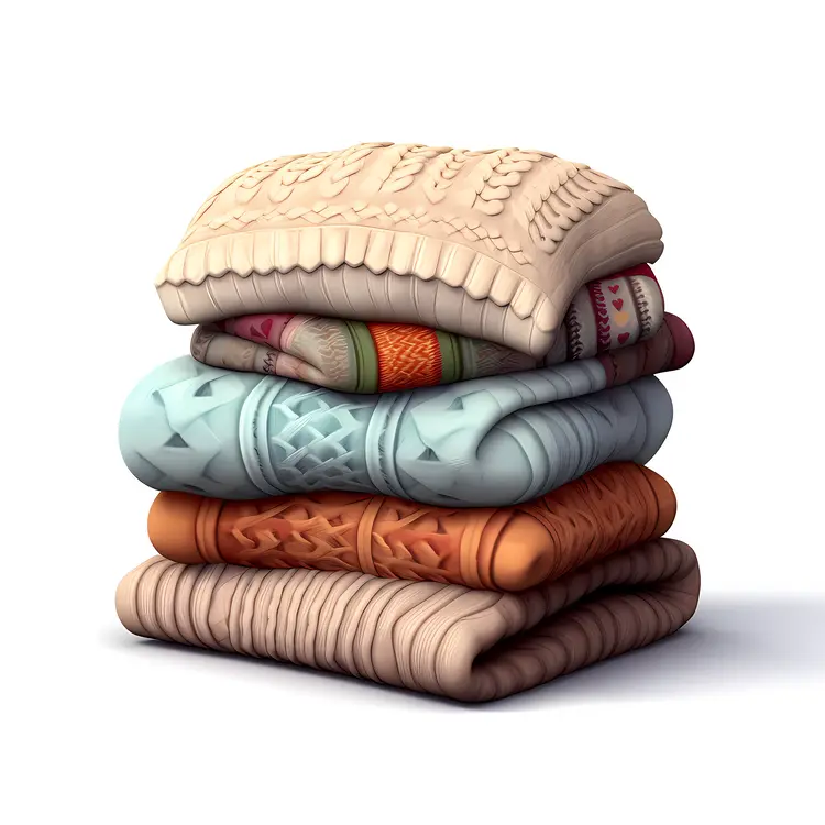 Stack of Folded Sweaters