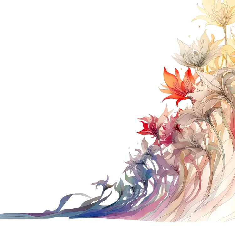 Abstract Floral Design