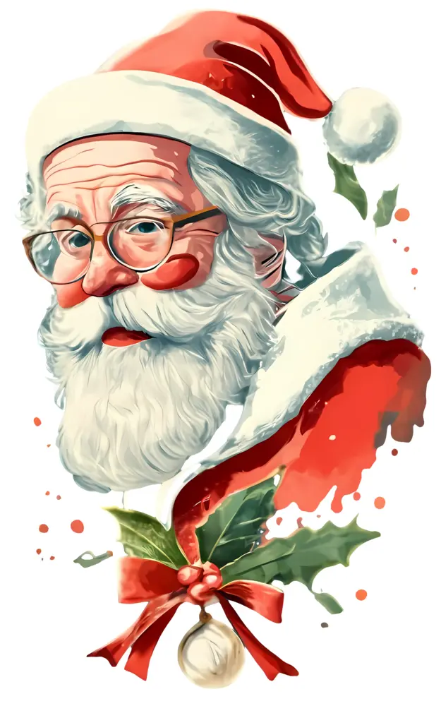 Classic Santa Claus Illustration