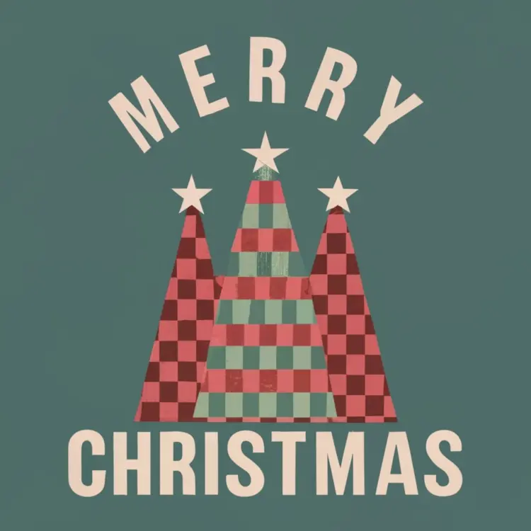 Merry Christmas with Starred Trees