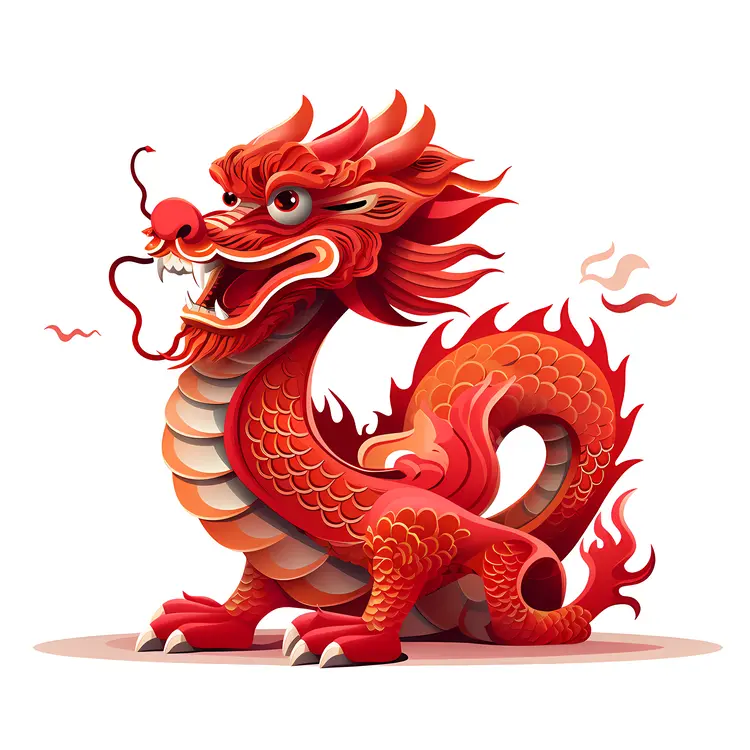 Red Dragon Illustration