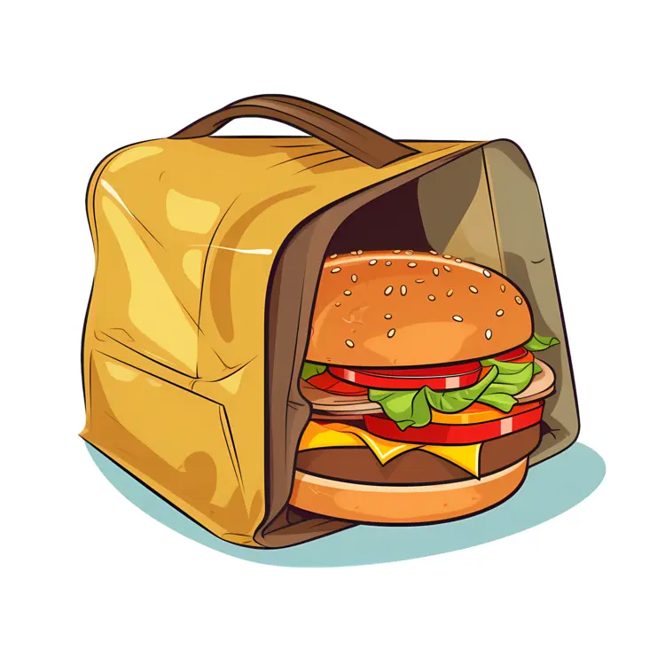 Cheeseburger in a Lunch Bag