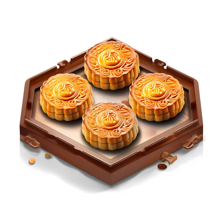 Traditional Mooncakes for Mid-Autumn Festival