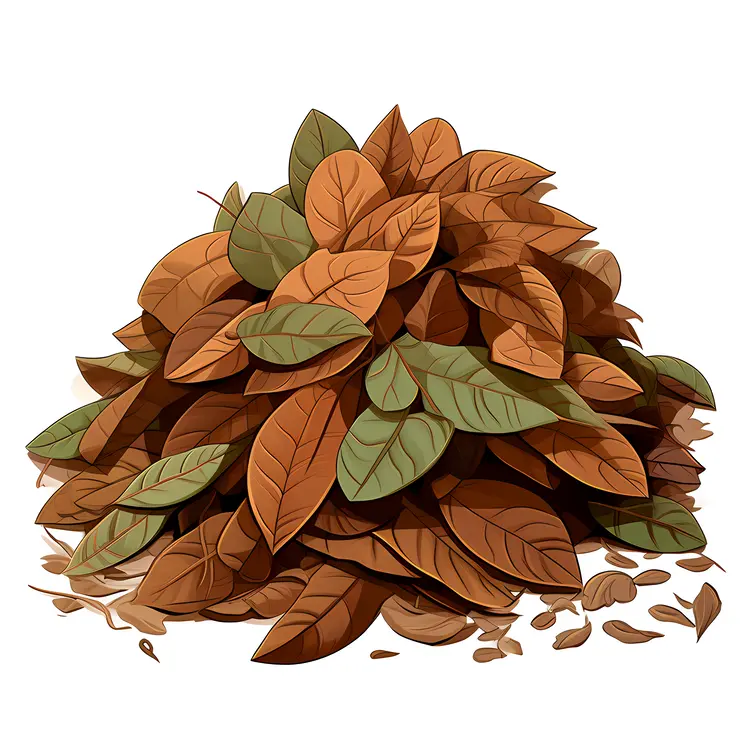 Pile of Autumn Leaves
