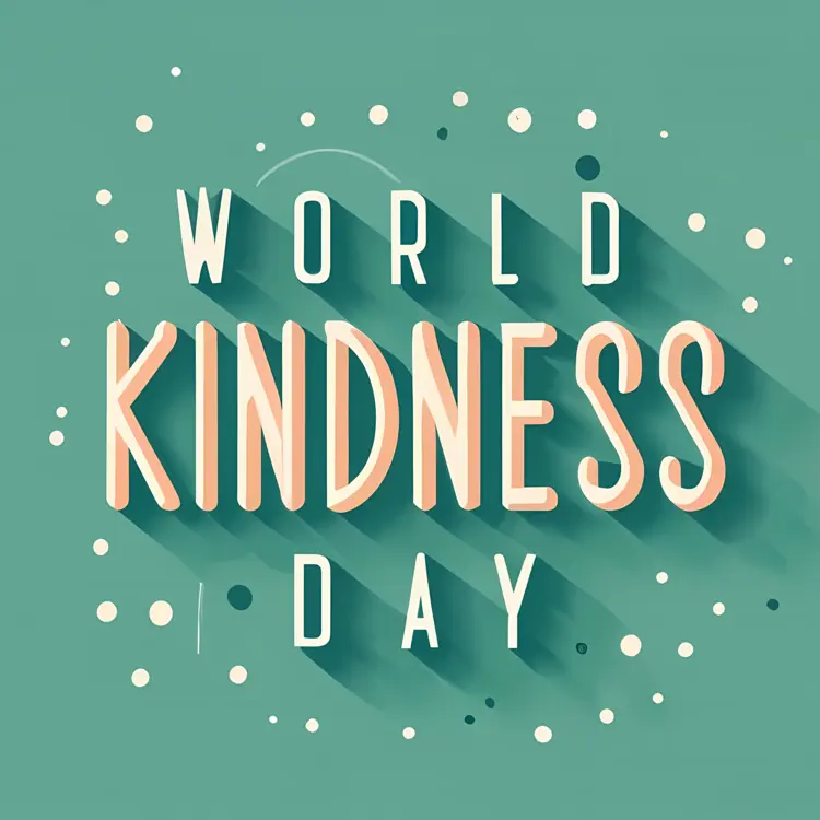 Retro World Kindness Day Design