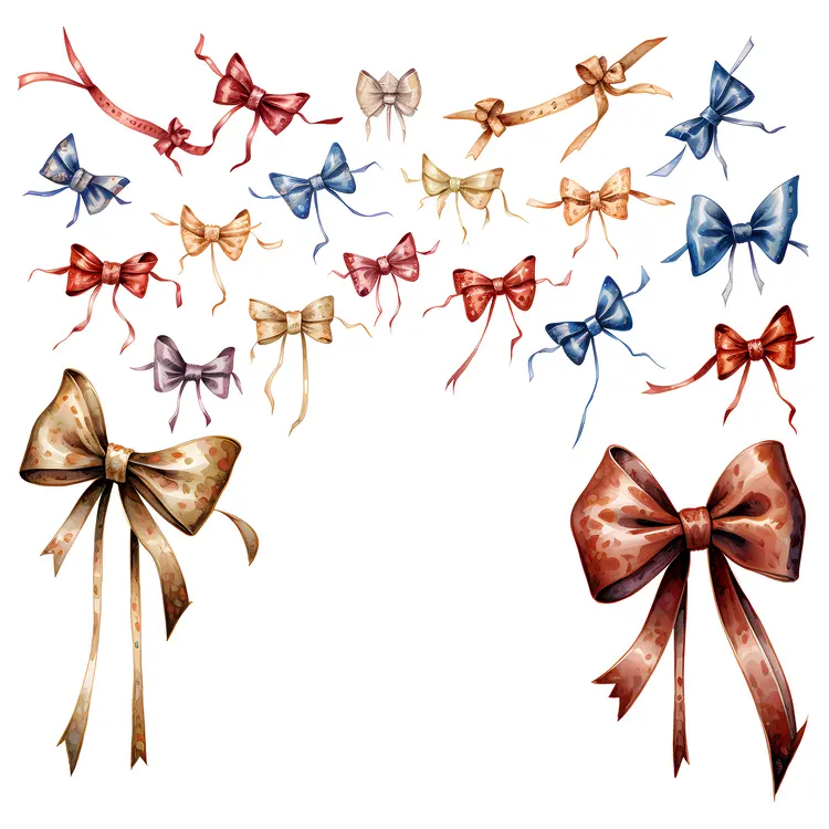 Beautiful Collection of Colorful Bows