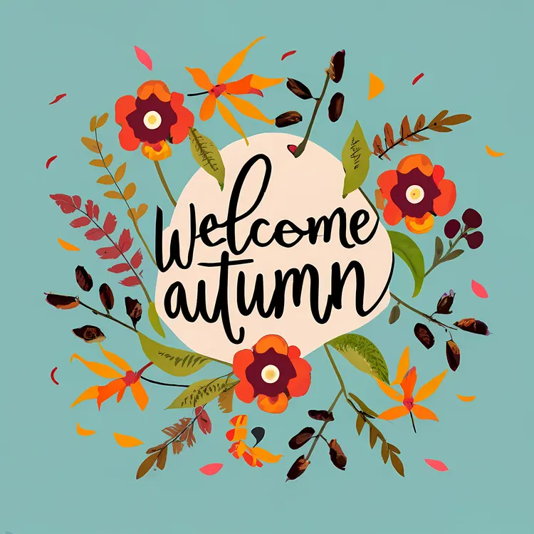 Welcome Autumn Floral Design