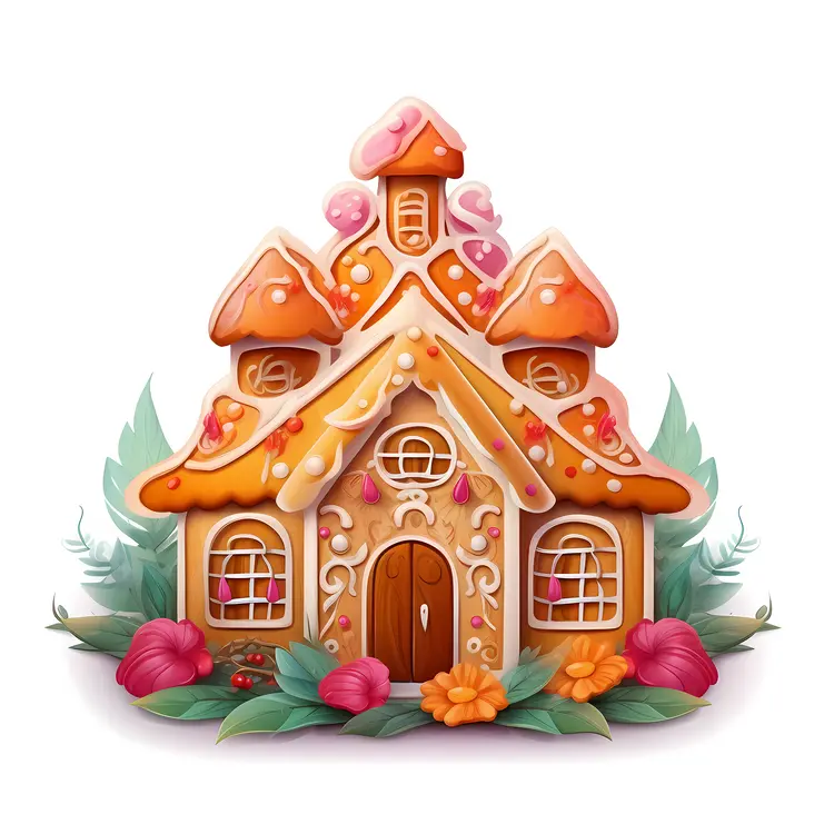 Charming Gingerbread House