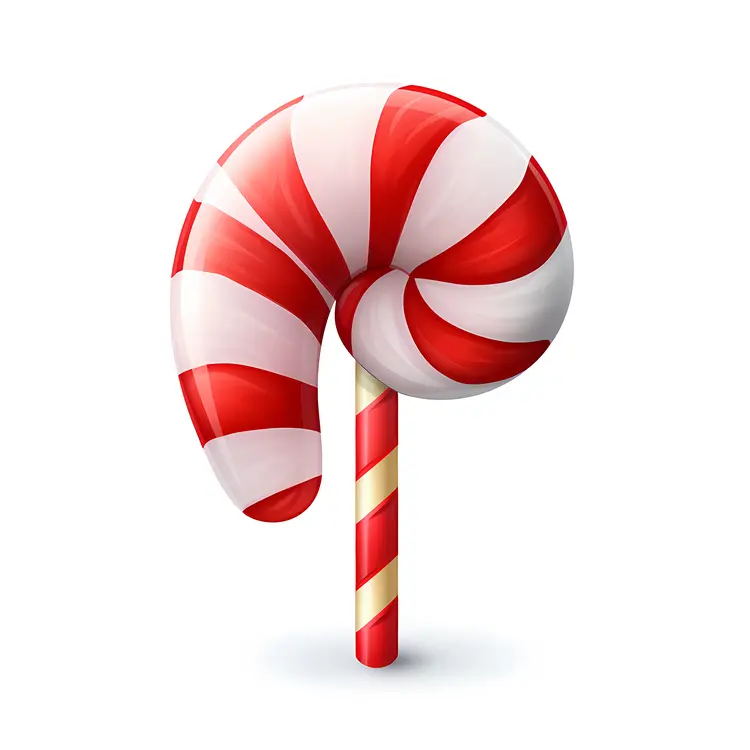 Red and White Candy Cane