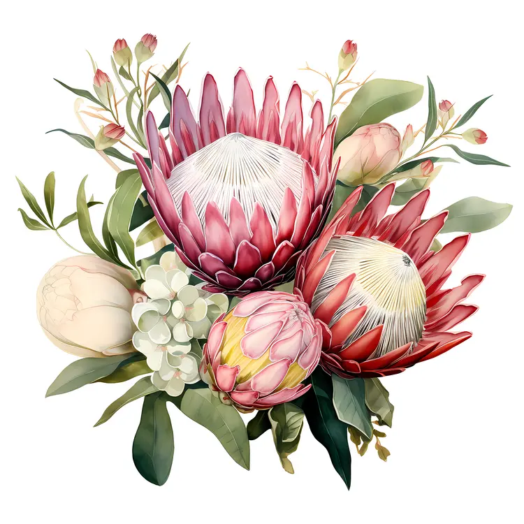 Delicate Protea Flower Arrangement
