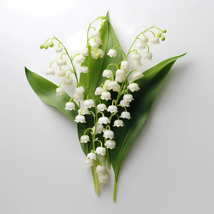 Realistic Lily of the Valley Cluster