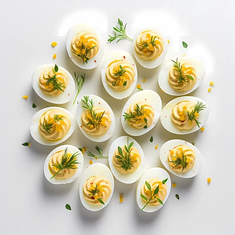 Delicious Deviled Eggs with Fresh Herbs