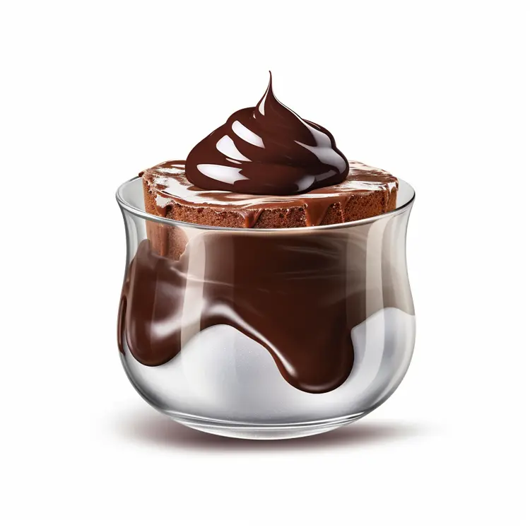 Chocolate Mousse with Whipped Cream