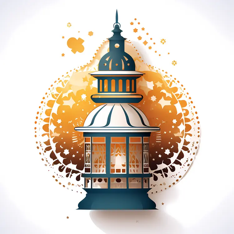 Decorative Lantern Illustration