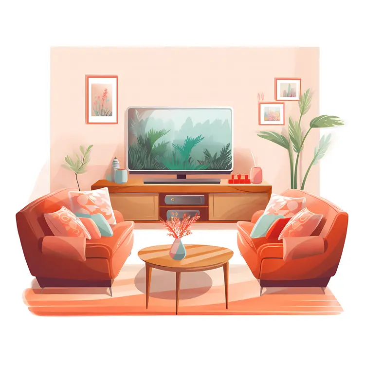 Cozy Living Room with Modern Decor