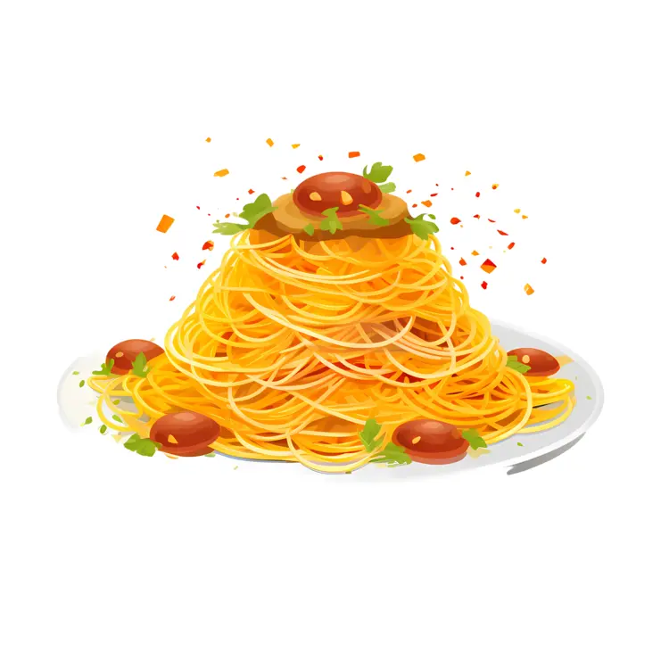 Spaghetti with Tomato Sauce and Herbs