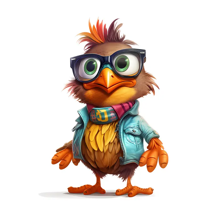 Cool Duck in Stylish Outfit