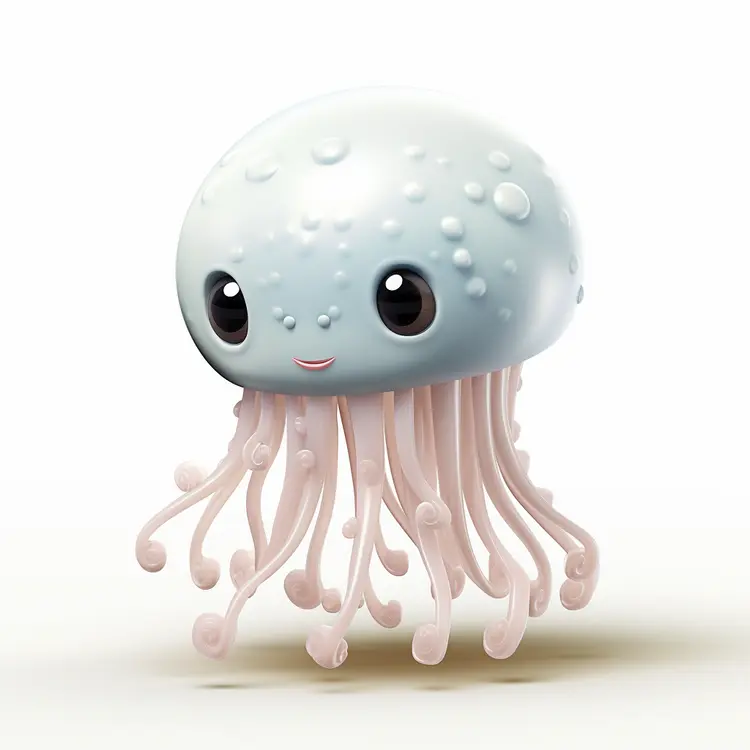 Cute Jellyfish with Big Eyes