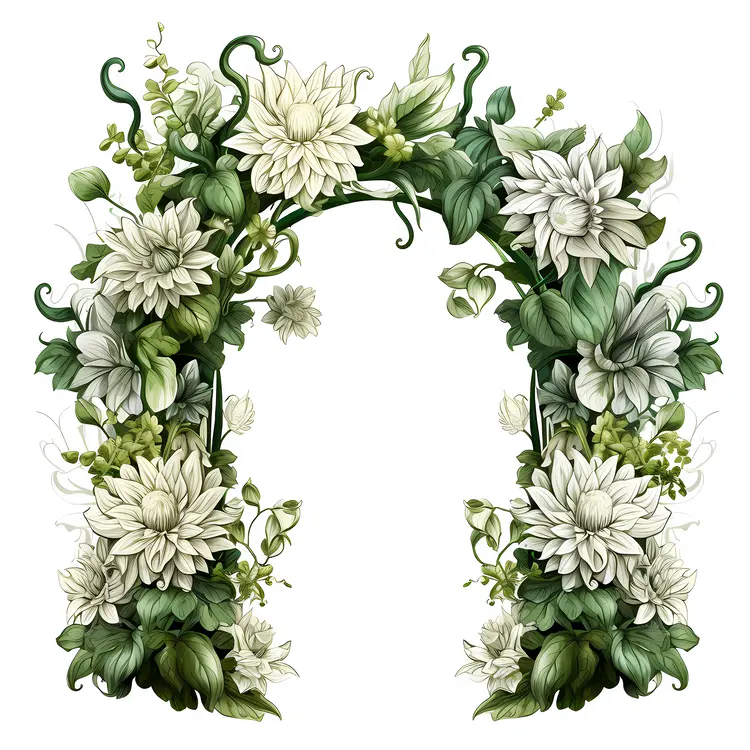 Beautiful Floral Arch for Wedding and Garden Decor