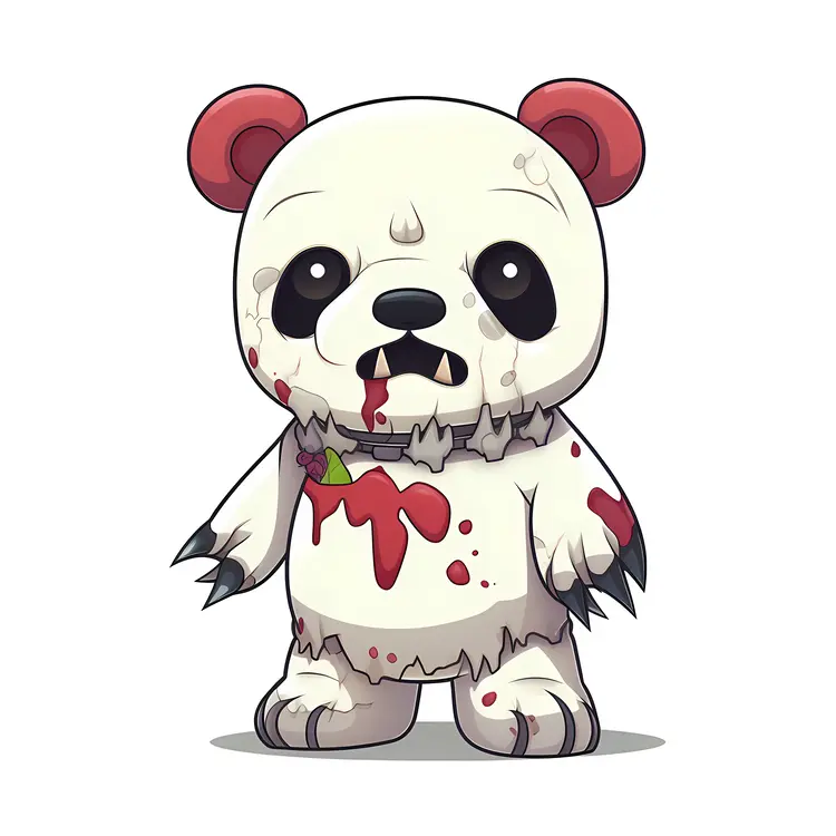 Cute Zombie Panda for Halloween Decor
Cute Zombie Panda for Halloween Decor
