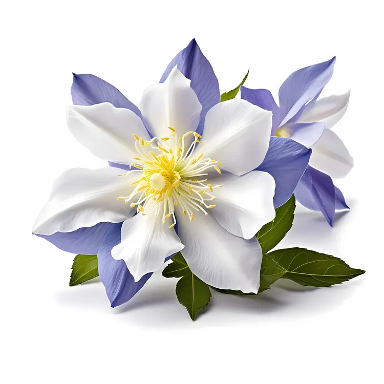 Lovely Blue and White Flowers