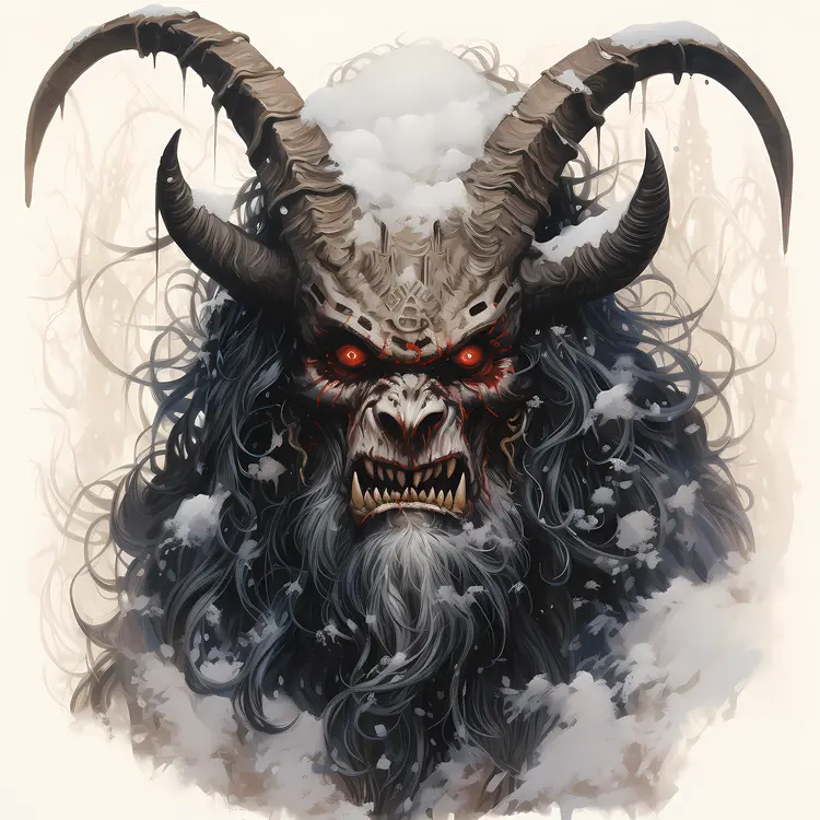 Snow-Covered Demon