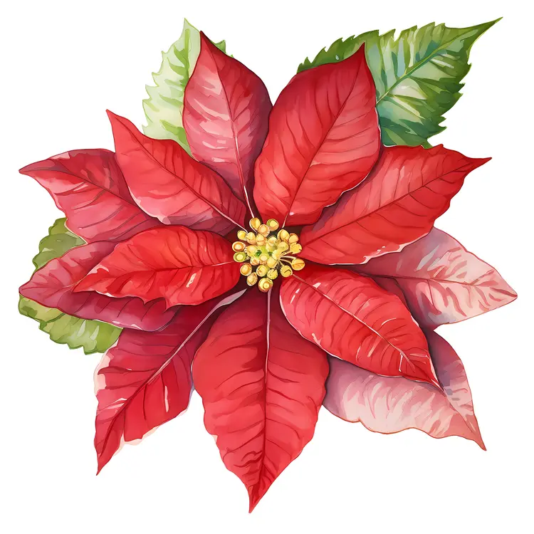 Beautiful Poinsettia for Christmas Decoration