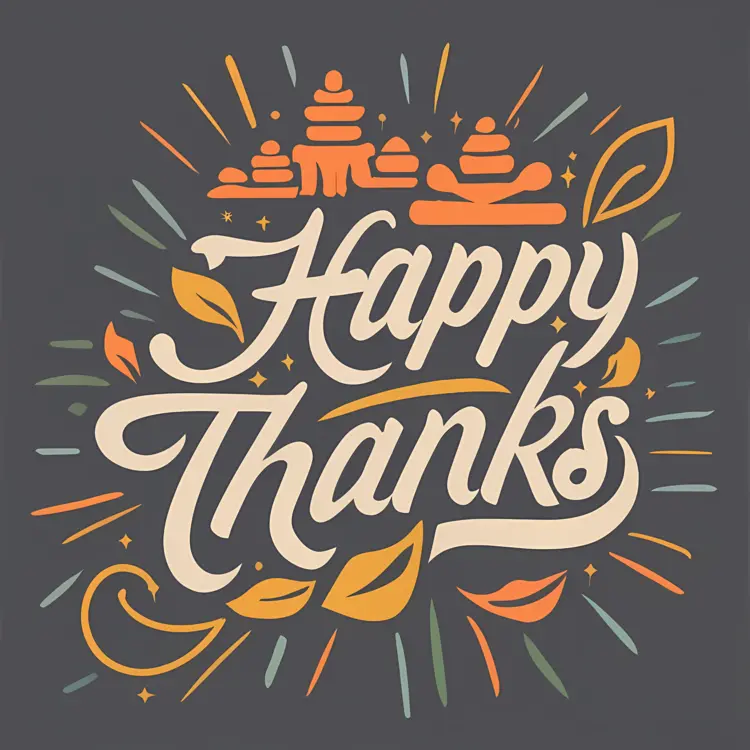 Happy Thanks Greeting Card