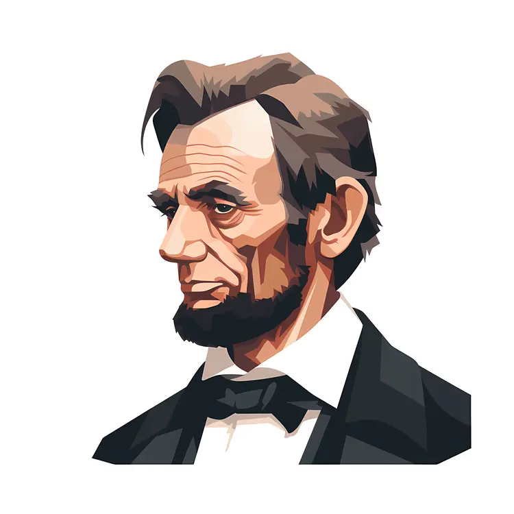 Side profile of a man in a suit with a beard