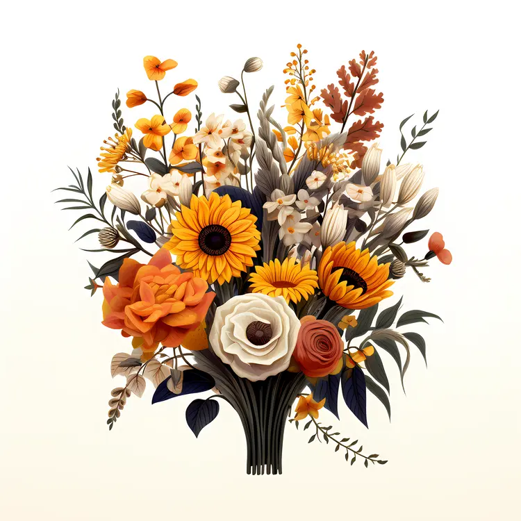 Elegant Sunflower and Floral Arrangement