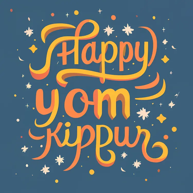 Happy Yom Kippur Celebration