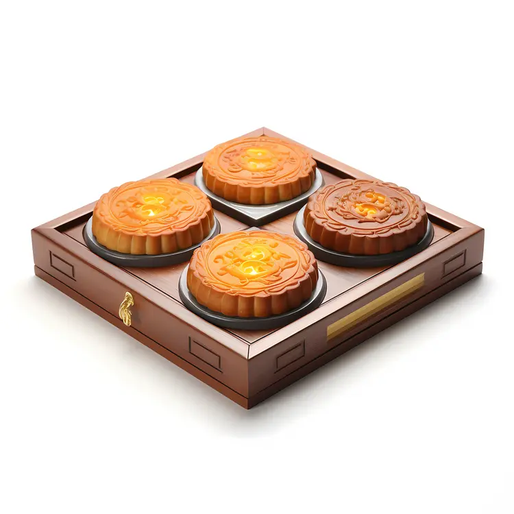 Traditional Chinese Mooncakes for Mid-Autumn Festival