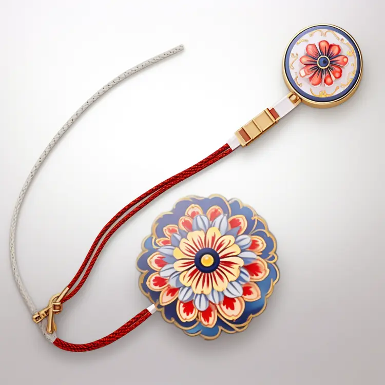 Beautiful Decorative Medallion with Red Cord