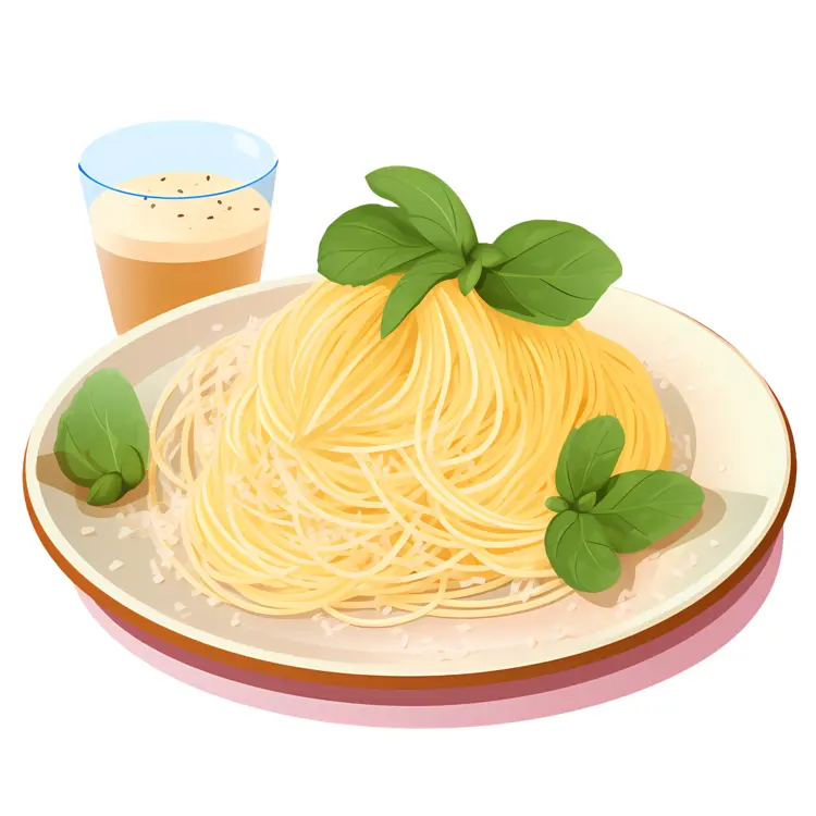 Fresh Spaghetti with Basil