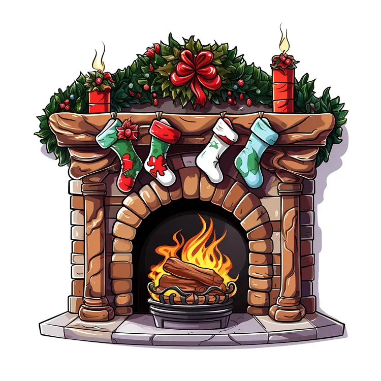 Cozy Christmas Fireplace