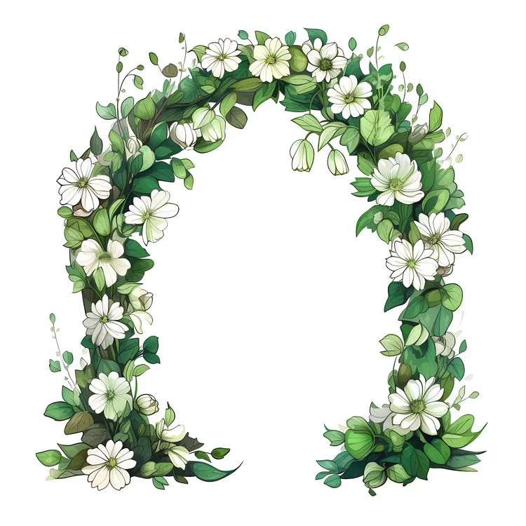Beautiful Floral Arch for Wedding Decoration