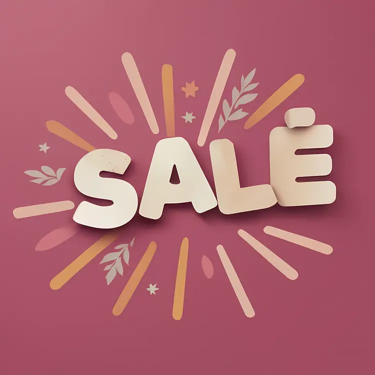 Sale with Decorative Elements