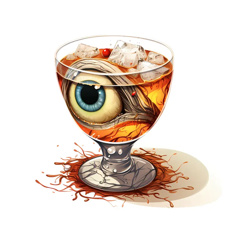 Spooky Halloween Eyeball Cocktail