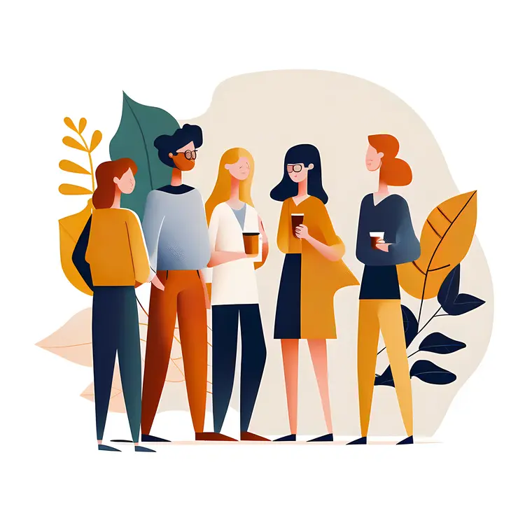 Group of Friends Having a Conversation
