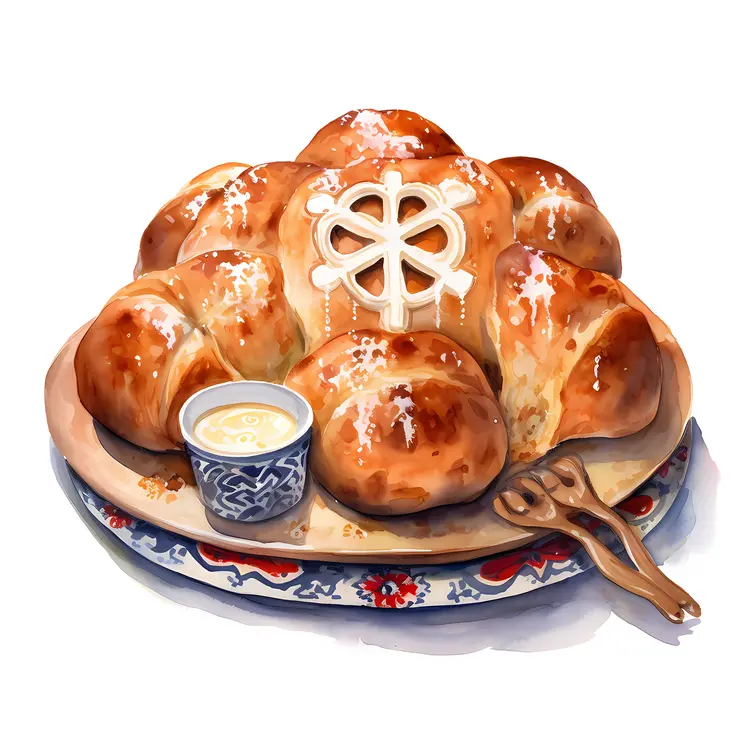 Traditional Decorated Bread