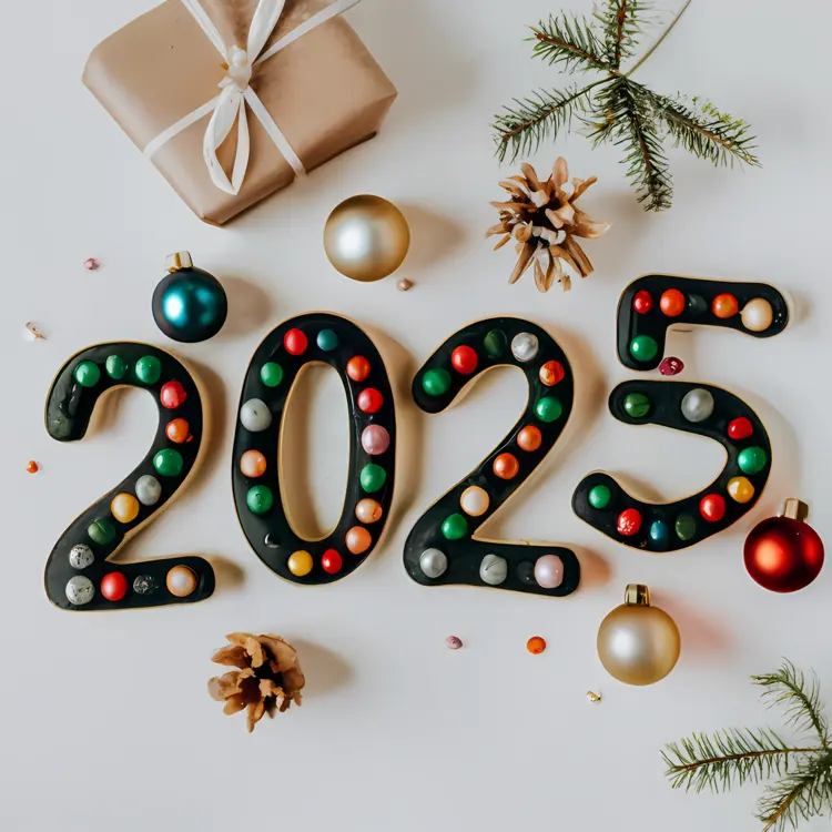 2025 New Year Decorations