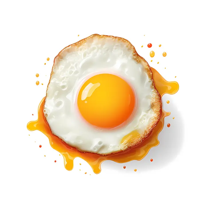 Delicious Fried Egg Illustration