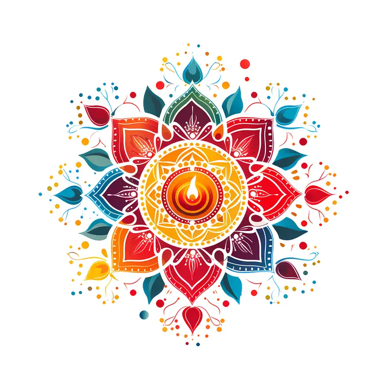 Beautiful Diwali Mandala Design