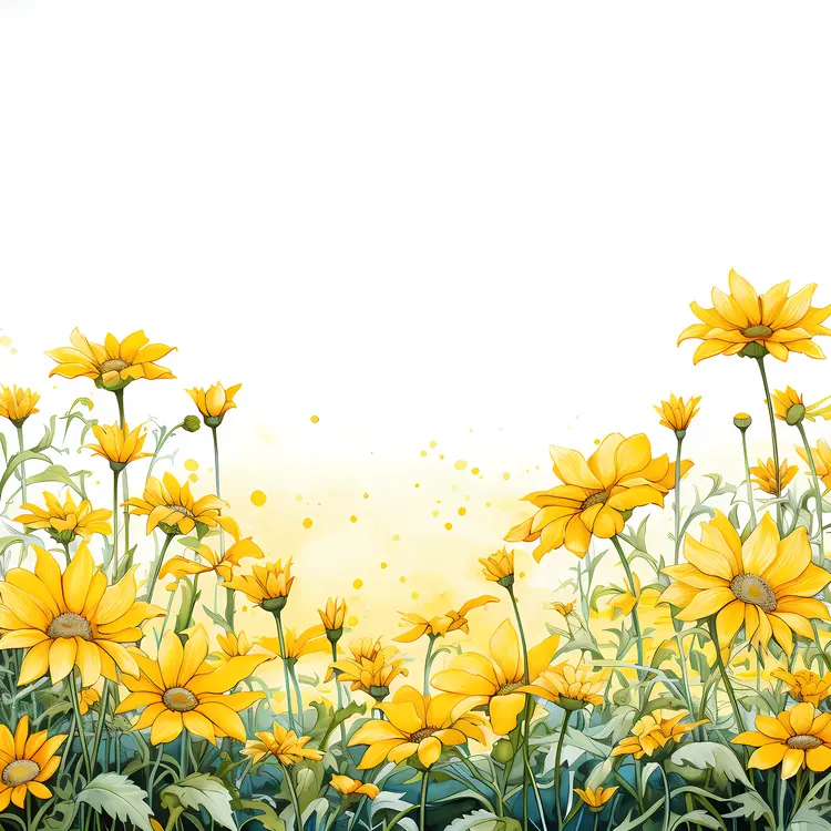 Field of Yellow Flowers