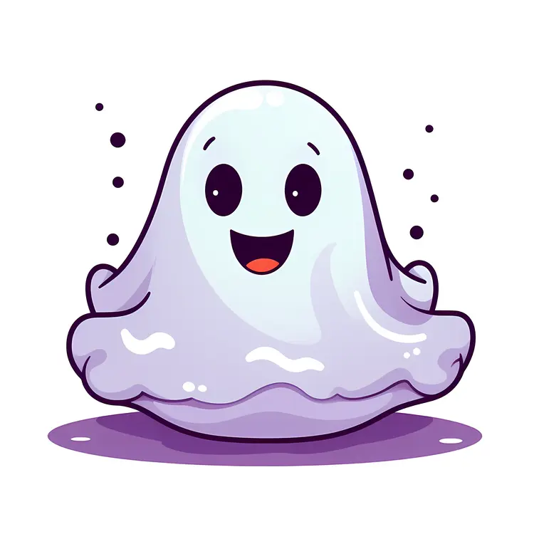 Cute Cartoon Ghost for Halloween