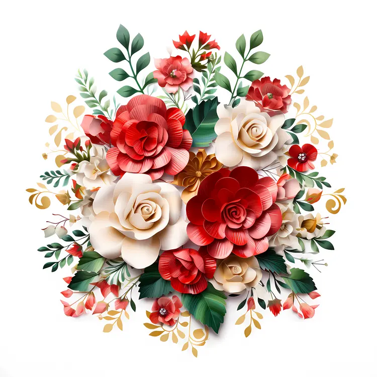 Beautiful Colorful Floral Arrangement