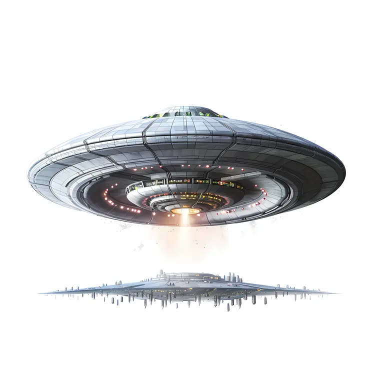Futuristic UFO Spaceship